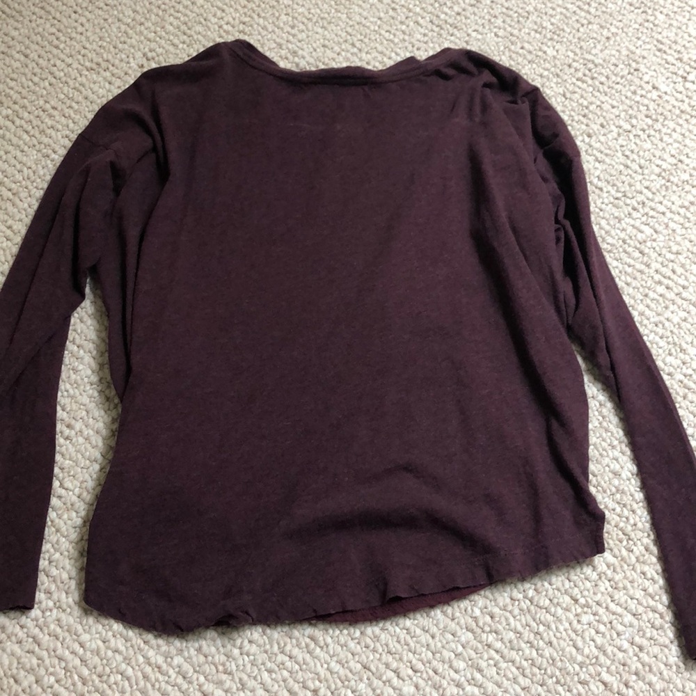Flowered Maroon Top - Picture 4 of 4